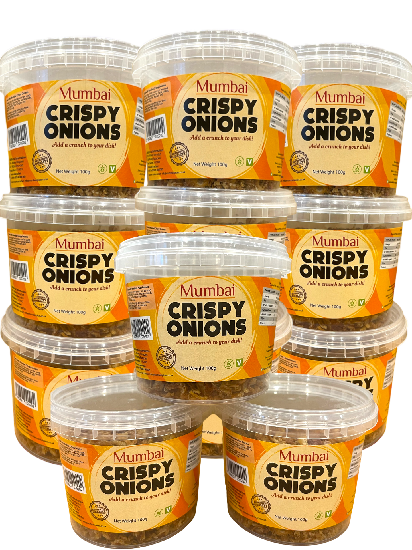 Crispy Onions 12 x 100g Tub FREE DELIVERY