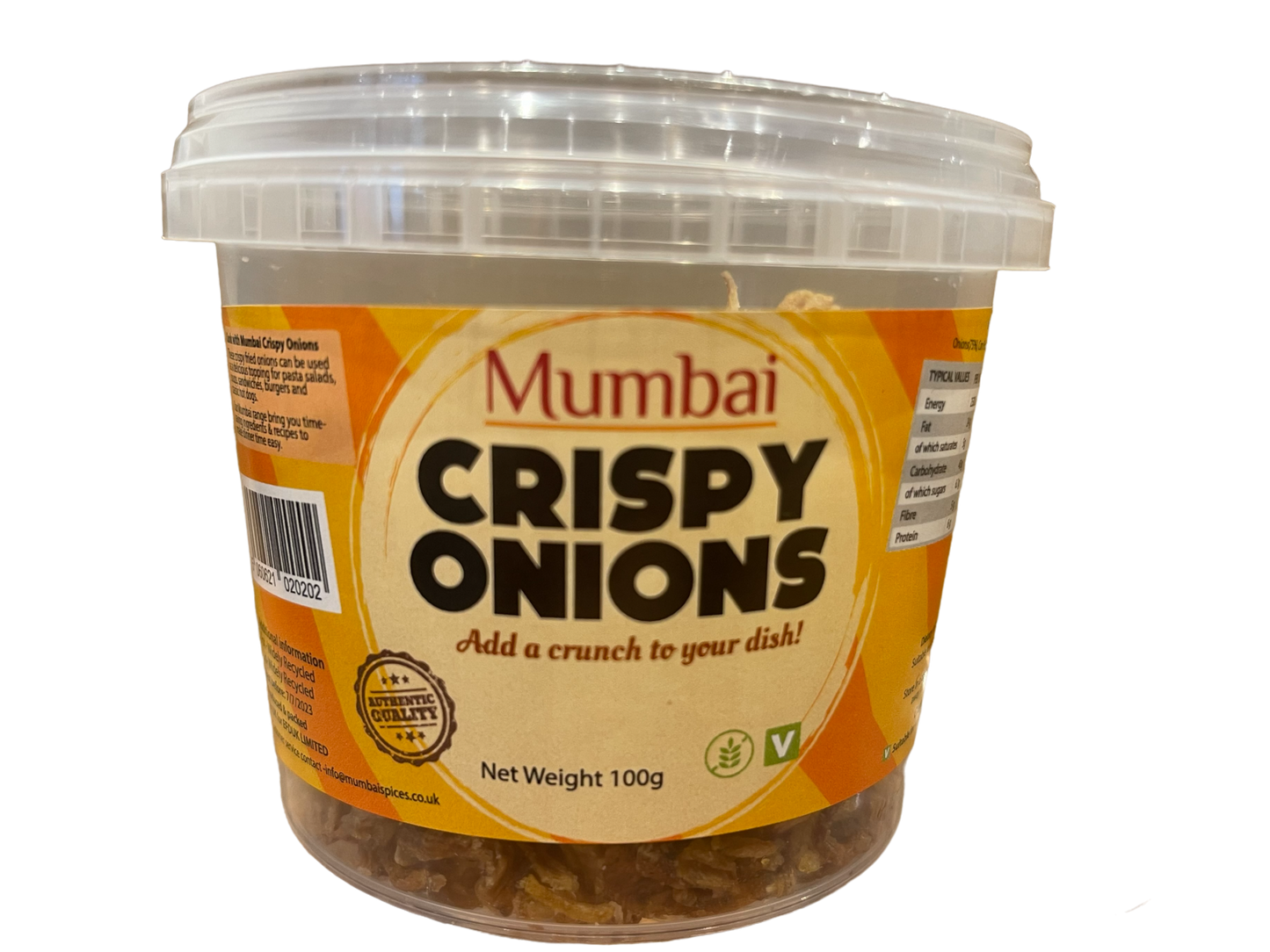 Crispy Onions 6 x 100g Tub